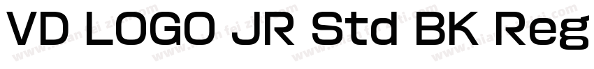 VD LOGO JR Std BK Regular字体转换